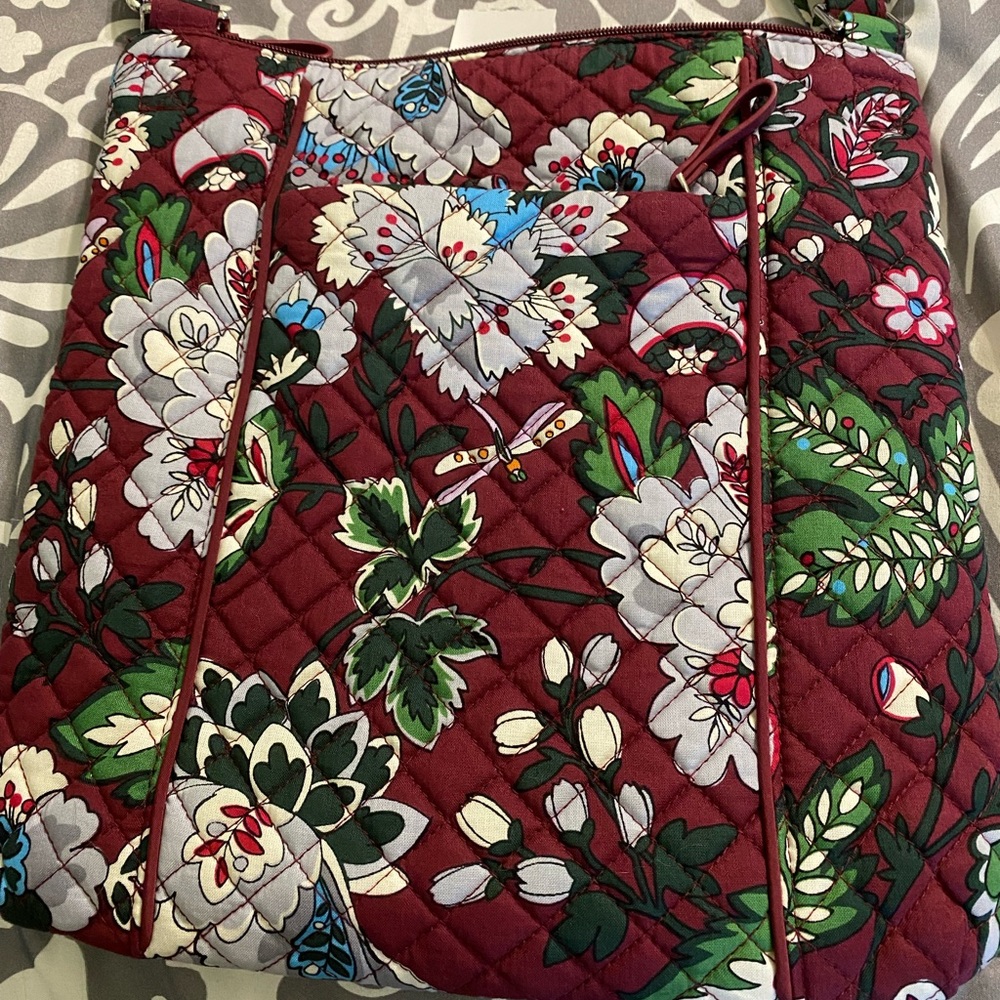 Brand new with tags Vera Bradley Iconic Hipster and matching wallet.